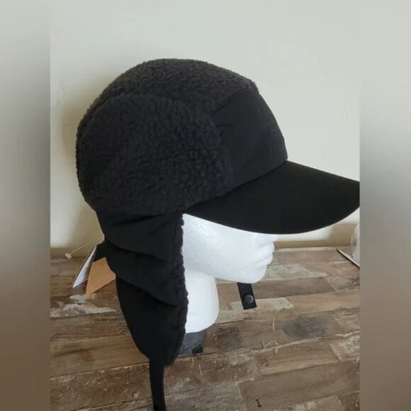 THE NORTH FACE NWT Unisex Fleece Pull on Cragmont Winter hat black size L - Picture 1 of 9